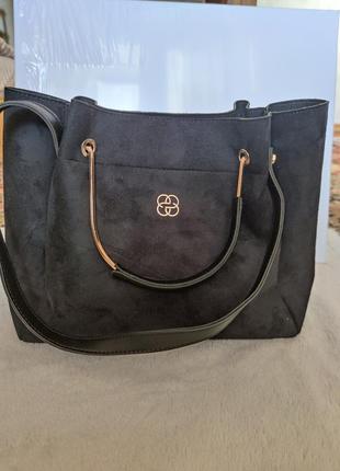 Сумка, містка сумка, сумка з замші