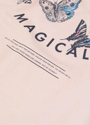 10-12/12-14/14+ лет h&m новая фирменная футболка топ девочке с бабочками3 фото