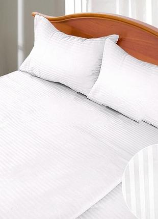 Простирадло сатин страйп полуторний (145х215 см)