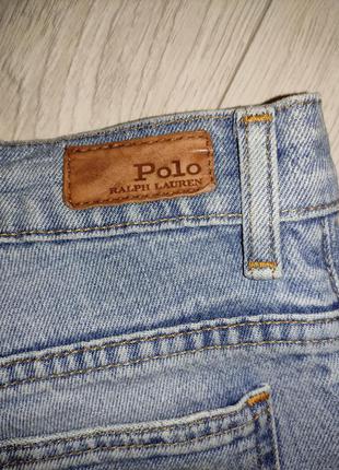 Укороченные джинсы с завышенной талией polo ralph lauren7 фото
