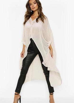 Стильная свободная удлинённая блузка boohoo, p.  12/40