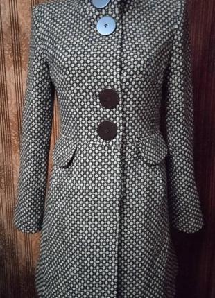 Женское шерстяное пальто бренд miss selfridge