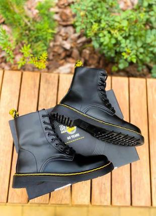 Женские ботинки dr. martens 1460 bex classic мех | жіночі черевики чорні9 фото