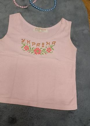 Майка з вишивкою молодіжна