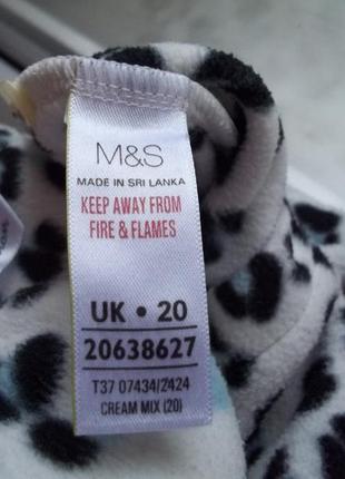 ( 50 / 52 р) marks spencer жіноча піжама кигуруми флісовий комбінезон б/у7 фото