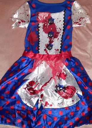 Платье на хеллоуин 9-10 лет4 фото