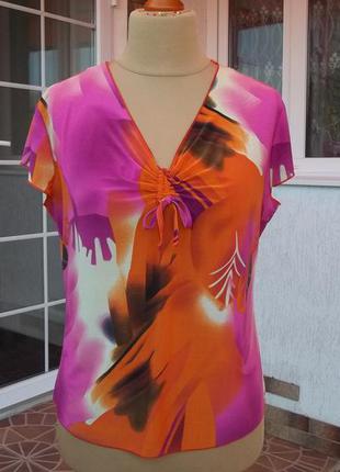 (50/52р) стрейчевая футболка туника блузка майка новая1 фото