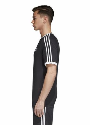 Футболка чоловіча чорна адідас футболка чоловіча чорна adidas 3-stripes tee р. m🇩🇪🇰🇭3 фото