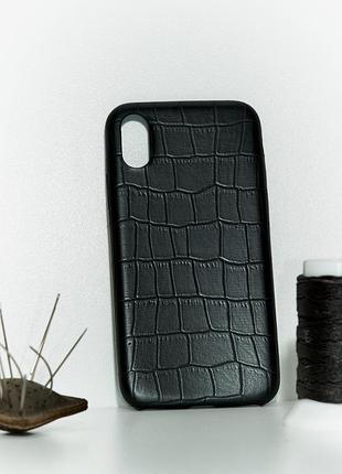Чехол из искусственной кожи на iphone x/xs