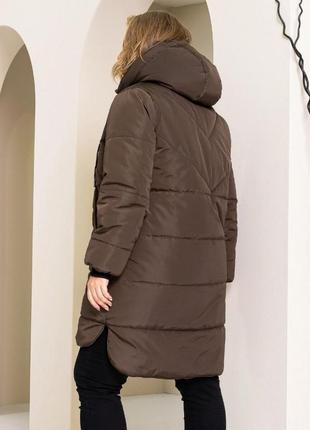 До -20!!! куртка пуховик пальто стеганое с капюшоном теплое осень зима длинное водонипроницаемая чёрное хаки зеленое шоколад коричневое батал большое