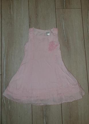 Лляне плаття на дівчинку 3-4 роки