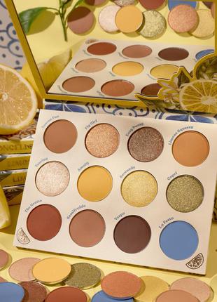 Палетка тіней colourpop limoncello