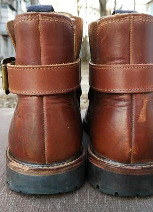 Мужские коричневые ботинки сапоги camel boots vibram3 фото