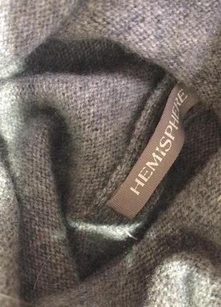 Кашемировый базовый серый свитер hemisphere  германия. мюнхен2 фото
