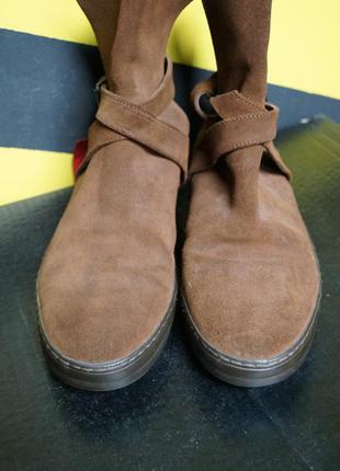 Замшевые сапоги,ботинки 3