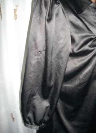 Рубашка-туника черного цвета3 фото