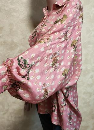 Ailanto шикарная блуза с объемными рукавами в цветочный принт  от дорого испанского бренда ailanto7 фото