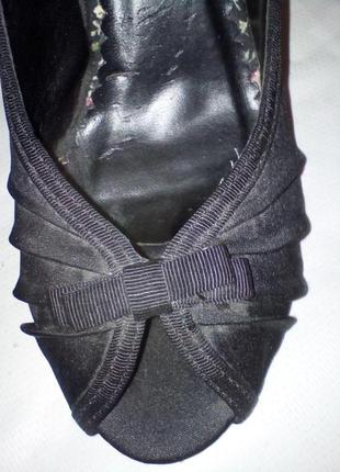 Стильные женские туфли с открытым носком atmosphere wide fit 39размер5 фото