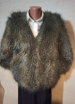 Экошуба хутро єнота автоледі h&m