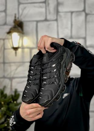 Кросівки nike air vapormax plus triple black