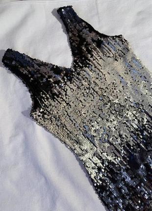 Вечернее платье в блестки / палетки размер м4 фото