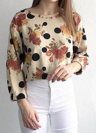 Укороченный свитшот zara