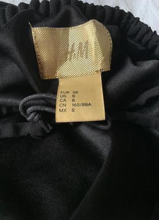 Чёрное нарядное платье плиссе размер м5 фото