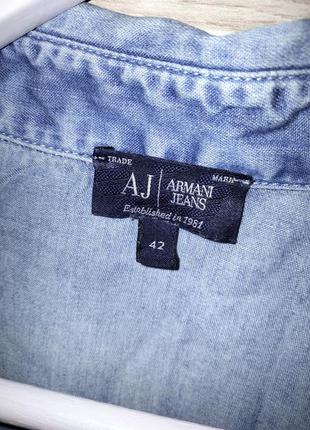 Armani jeans рубашка женская8 фото