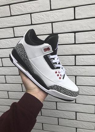 Air jordan 3  мужские кроссовки