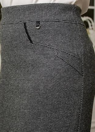 Кашемировая юбка(серая).3 фото