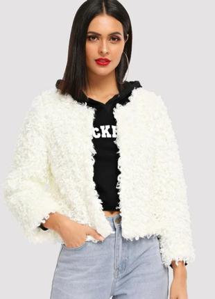 Шубка баранець, піджак, болеро, жакет, хутряний , накидка