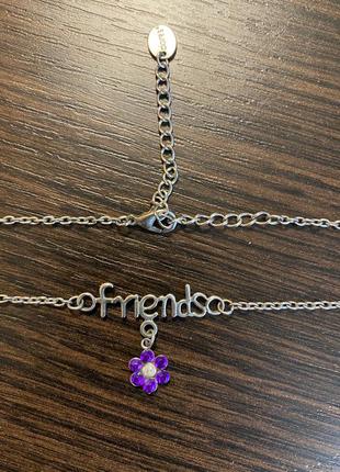 Кольє friends, ланцюг з підвісом, намисто для подруги