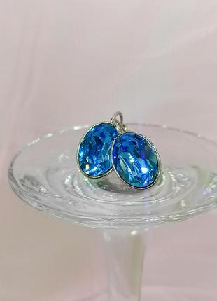Серьги с кристалами сваровски , swarovski crystal 🤩