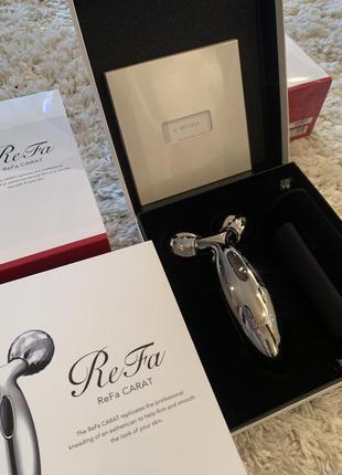 Японский массажёр с микротоками для лица и тела refa carat classic. оригинал