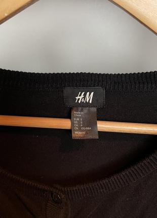 Кофта чёрная h&m, размер s-m6 фото