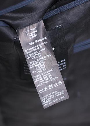 Костюм премиум класса the kooples 46 xs s тройка пиджак брюки в полоску