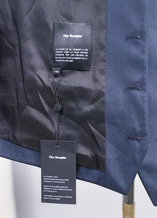 Костюм премиум класса the kooples 46 xs s тройка пиджак брюки в полоску