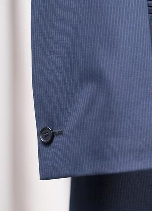 Костюм премиум класса the kooples 46 xs s тройка пиджак брюки в полоску