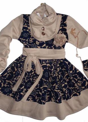 Трикотажні сукні для дівчаток