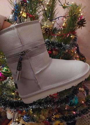 Уггі білі зимові ugg1 фото