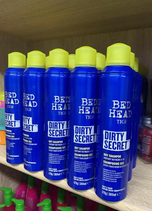 Очищаючий сухий шампунь tigi bed head dirty secret