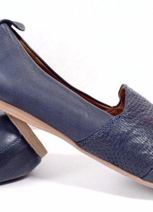 Кожаные базовые женские туфли от 1874 by walder 41 р кожа везде