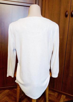 Кофта george кофточка блузка светр з квітковим принтом3 фото