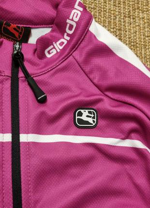 Велоджерси женская на флисе giordana silverline ls розовая s4 фото