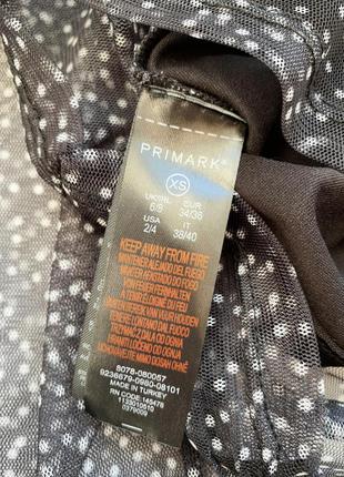 Топ, топік, топік, кроп топ, кофта, блуза, в горошок, primark7 фото