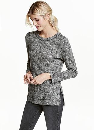 Свитшот с разрезами h&m 0414038001