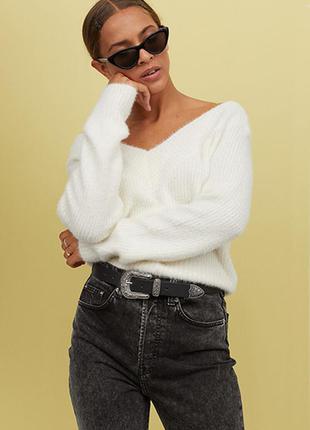 Джемпер с треугольным вырезом h&m 0770703001