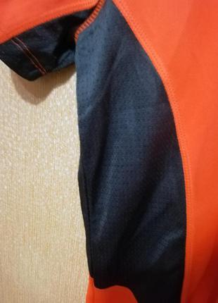 Спортивна кофта бігова велосипед жіноча помаранчева чоловіча жіноча футболка для бігу спортзалу помаранчева нова karrimor неонова світловідбиваюча6 фото