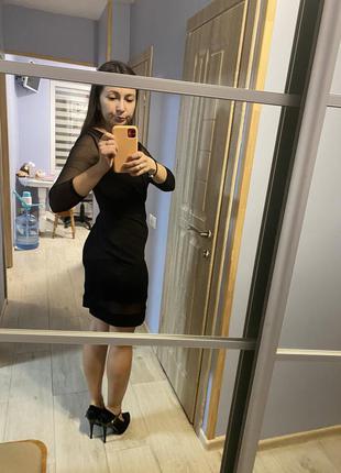 Плаття вечірнє чорне плаття 5