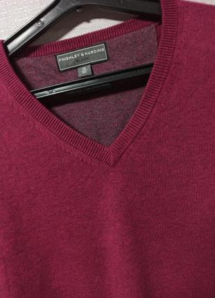Стильный свитер, пуловер с добавлением кашемира от a.w. dunmore 48-504 фото